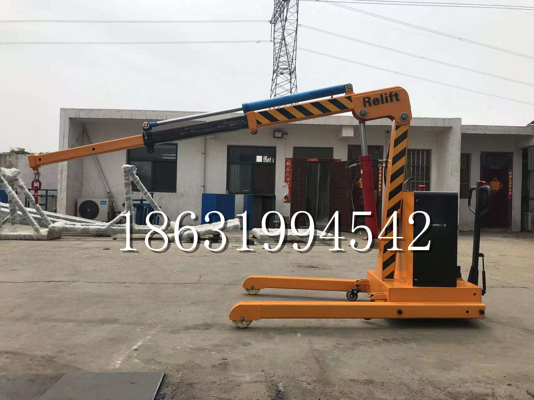 方山县久征定做3吨三轮随车吊 农用园林绿化移树吊 平板工程用小吊机